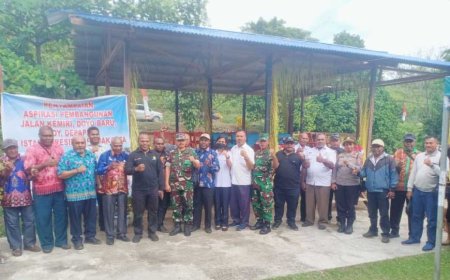 Danramil Sentani Wakili Dandim Hadiri Rapat Koordinasi Kolaborasi Strategi Pembangunan Jalan Dan Jembatan Multi Years Sentani Depapre
