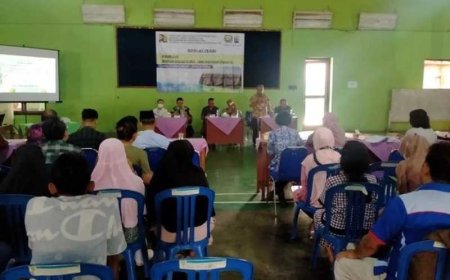 Danramil 01/Purbalingga Hadiri Sosialisasi Pembangunan Daerah Irigasi Slinga