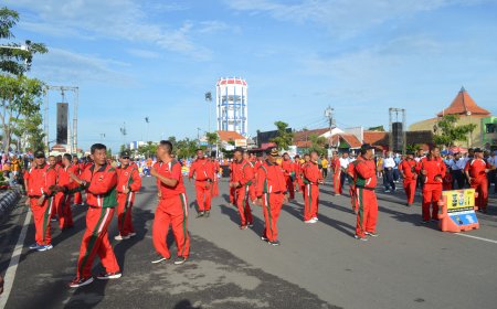 Kodim 0712 Tegal Senam Sehat HUT KORMI Kota Tegal