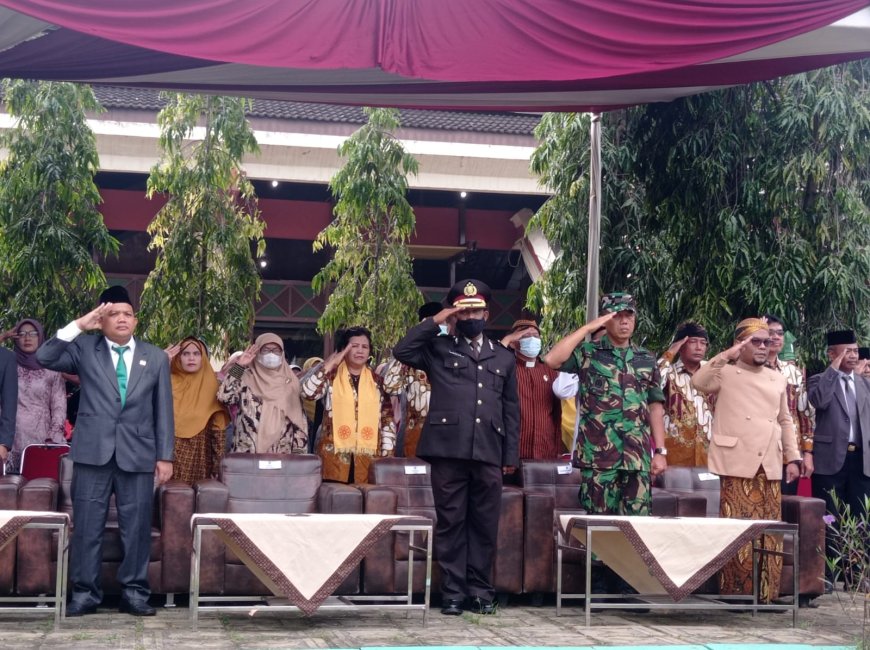 Kasdim 0712 Tegal Hadiri Upacara Hari Amal Bakti ke-77 Kemenag
