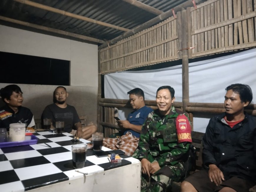 Komsos Jadikan Media Babinsa Jalin Silaturahmi Dengan Warga Binaan