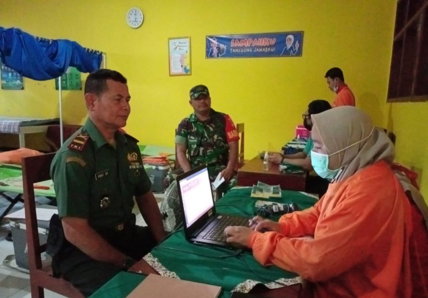 SMA PGRI Gelar Donor Darah, Koramil Gumelar Support