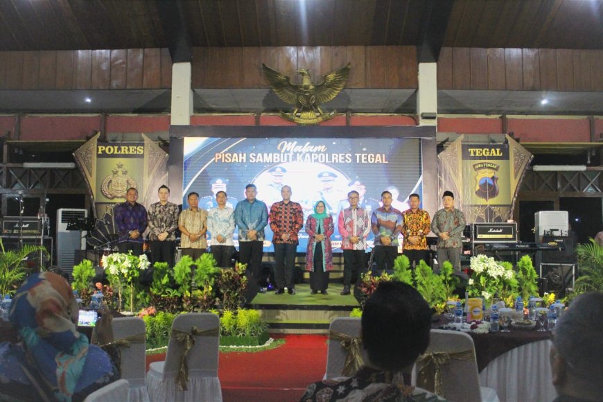 Dandim 0712 Tegal Hadiri Pisah Sambut Kapolres Tegal