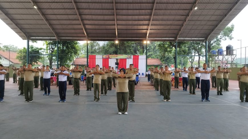 Tingkatkan Sinergitas, Kodim 0712 Tegal Gelar Olahraga Bersama