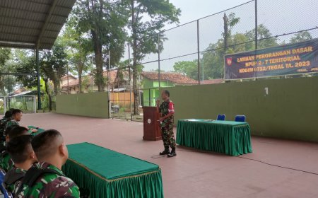 Kodim 0712 Tegal gelar Latihan Perorangan Dasar