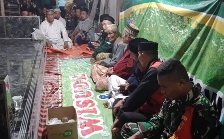 Danramil 08 Talang Hadiri Doa Bersama dan Ziarah Sesepuh Desa Kaladawa