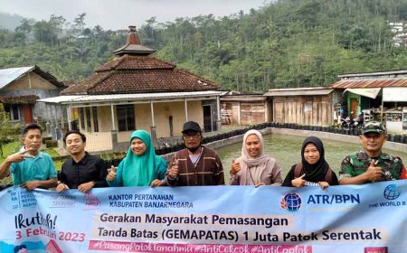 Babinsa Melakukan Pendampingan Program PTSL Percepatan Pendaftaran Tanah Sistematis Lengkap