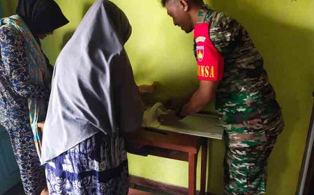 Babinsa Aktif dampingi kegiatan posyandu