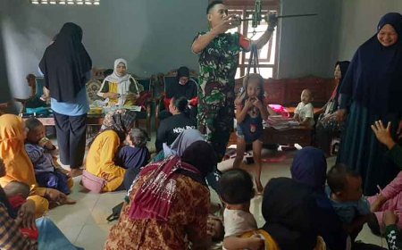 Babinsa Pendampingan Kegiatan Posyandu