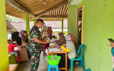 Babinsa Pendampingan Posyandu Guna Wujudkan Balita Sehat
