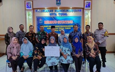 Babinsa Koramil Tegal Timur Hadiri Rembug Stunting