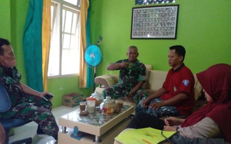 Danramil Talang Komsos Dengan Tokoh Masyarakat Desa Tegalwangi