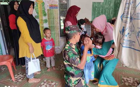 Babinsa Melaksanakan Pendampingan Sosialisasi Ptsl