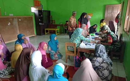 Babinsa Koramil 04 Hadir dalam Kegiatan Posyandu Lansia