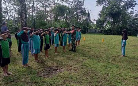 Menanamkan Kedisiplinan Sejak Dini Melalui Pelatihan PBB di SDN1 Punggelan