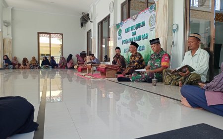 Babinsa Koramil Suradadi Hadiri Pengajian dan Khotmil Qur'an