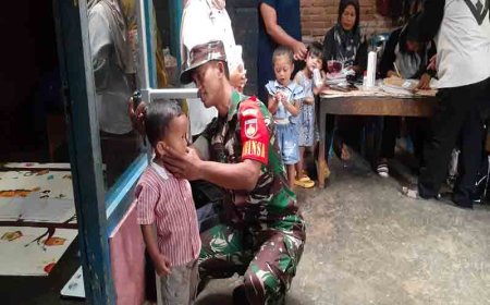 Babinsa Mendampingi Posyandu Balita sebagai Upaya Menurunkan Laju Stunting