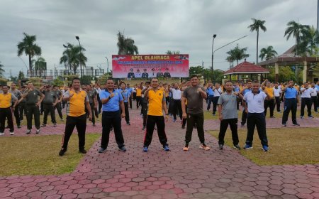 Jalin Sinergitas, Tiga Pilar Kota Tegal Gelar Olahraga Bersama