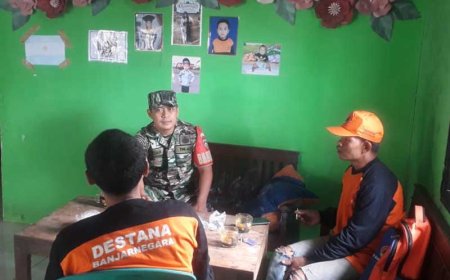 Babinsa Koramil 11 Punggelan Tingkatkan Sinergitas dengan Komsos