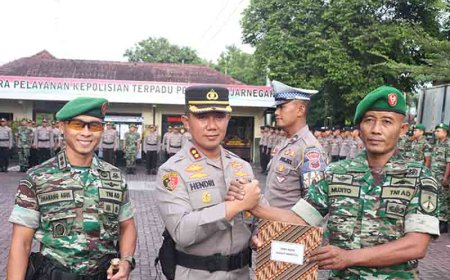 Apel Sinergitas TNI Polri di Banjarnegara Mewujudkan Keutuhan NKRI 