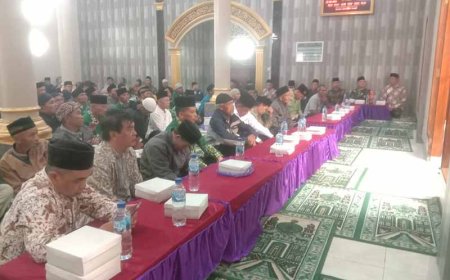 Babinsa Hadiri Pengajian Rutin Ahad Pon di Pandanarum