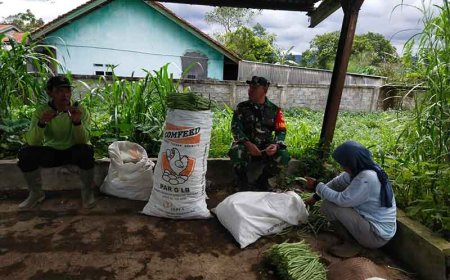 Babinsa Menjalin Kedekatan dengan Masyarakat Melalui Kegiatan Komunikasi Sosial