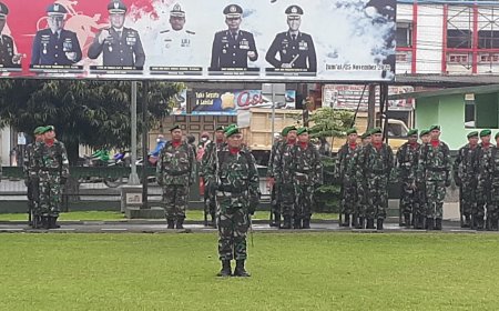 Kodim 0712 Tegal Gelar Upacara Minggu Terakhir Bulan Februari