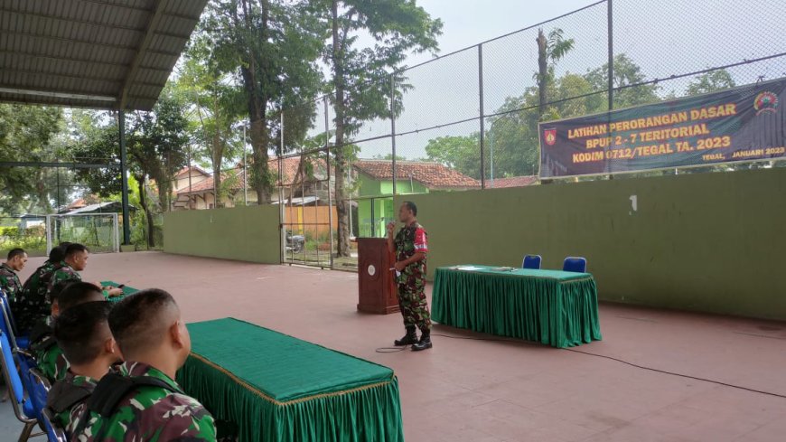 Kodim 0712 Tegal gelar Latihan Perorangan Dasar