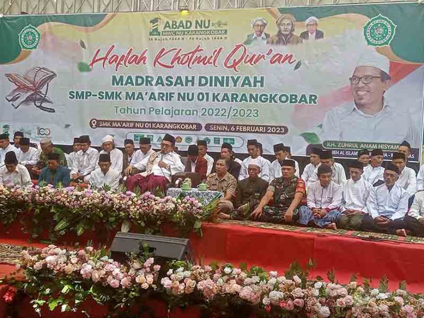Babinsa Hadiri Haflah Quran untuk Merayakan Satu Abad Nahdlatul Ulama