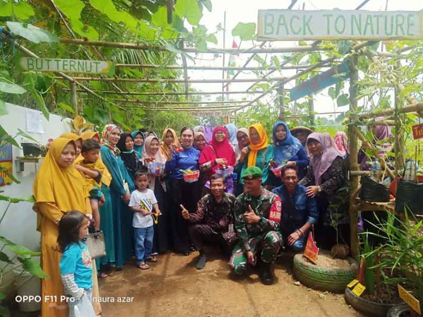 Kebun Aku Hatinya PKK dusun Jurang Tengah Kelurahan Argasoka berhasil menjadi juara satu