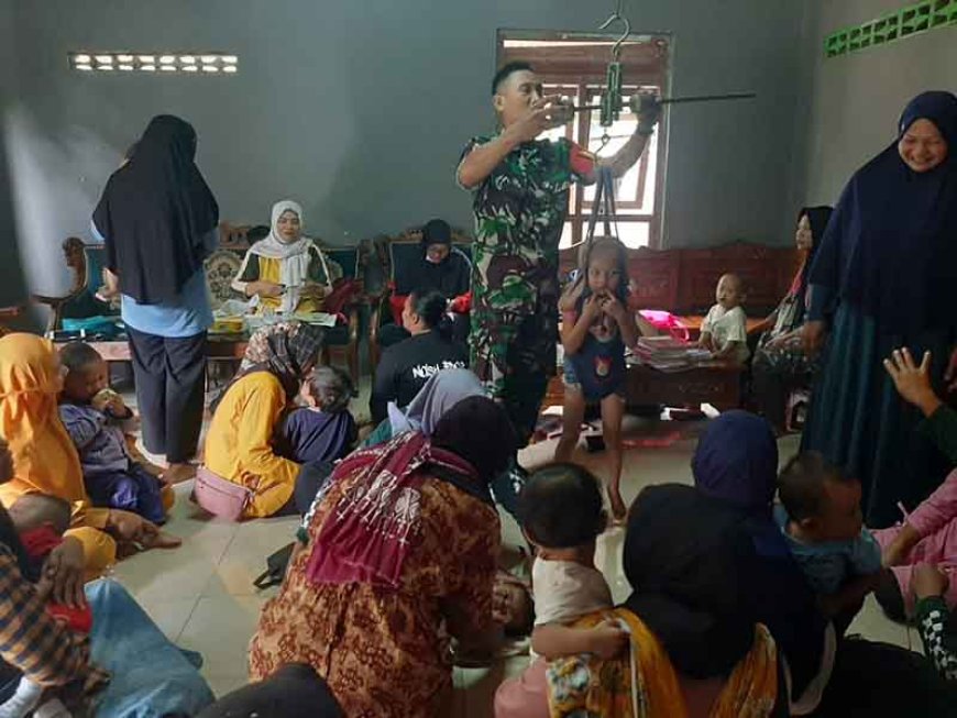 Babinsa Pendampingan Kegiatan Posyandu