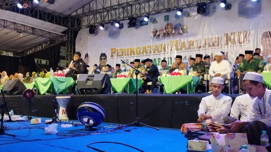 Kasdim 0712 Tegal Hadiri Pengajian Akbar Hari Lahir 1 Abad Nahdatul Ulama