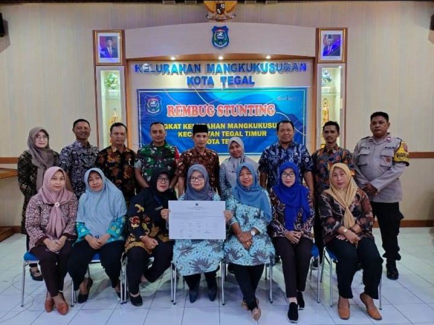 Babinsa Koramil Tegal Timur Hadiri Rembug Stunting