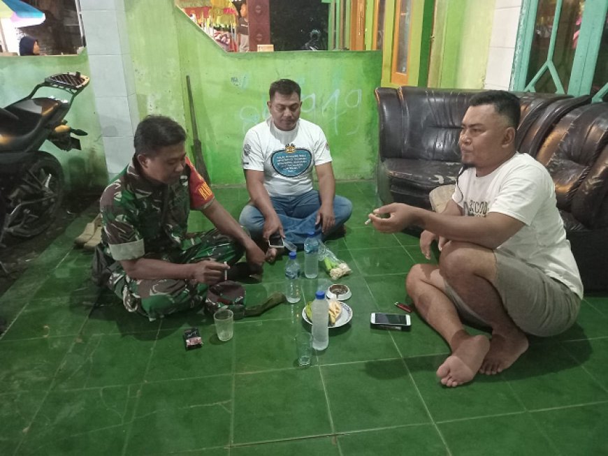 Keakraban Babinsa Kodim Tegal Dan Warganya,Tumbuhkan Kekompakan Serta Kemanunggalan TNI - Rakyat