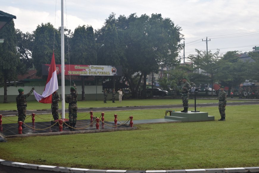 Bacakan Amanat Kasad, Dandim 0712 Tegal Pimpin Upacara 17-an