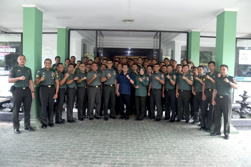 Anggota Kodim 0712 Tegal Ikuti Pelatihan Jurnalistik Pendam IV Diponegoro