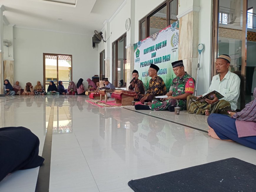 Babinsa Koramil Suradadi Hadiri Pengajian dan Khotmil Qur'an