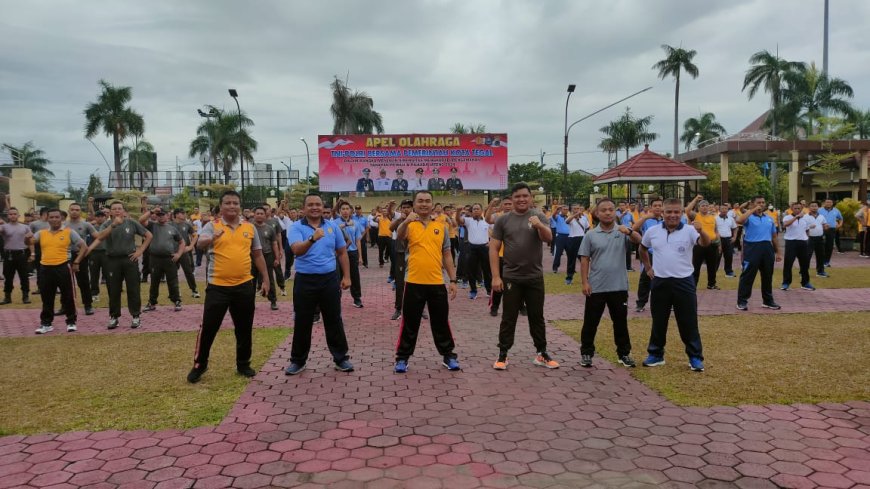 Jalin Sinergitas, Tiga Pilar Kota Tegal Gelar Olahraga Bersama