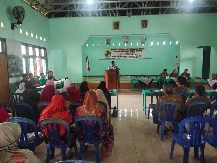 RAT Koperasi Unit Desa Tahun Buku 2022 di Punggelan Tutup Buku dengan Sukses