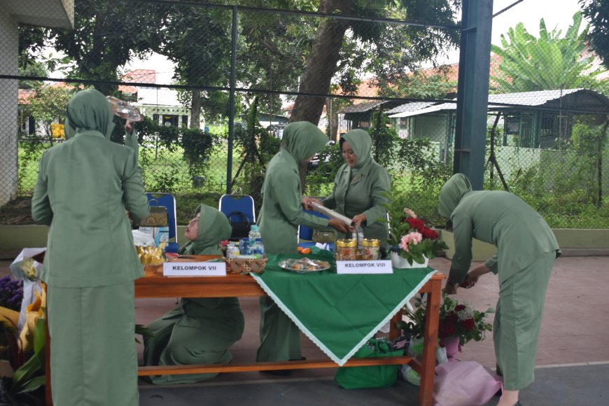 HUT Persit Ke 77, Persit Kodim Tegal Gelar Aneka Ragam Lomba.