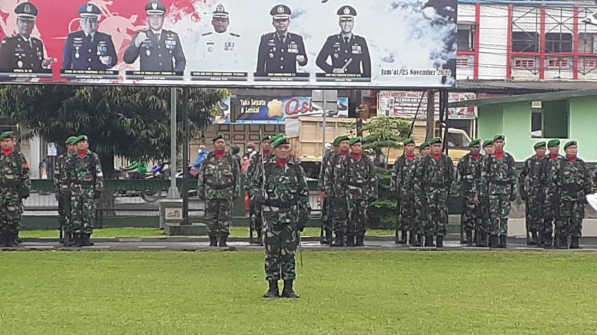 Kodim 0712 Tegal Gelar Upacara Minggu Terakhir Bulan Februari