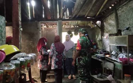 Babinsa Mendampingi Kegiatan Verifikasi Desa Odf