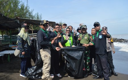 Kasdim 0712 Tegal Hadiri Peringatan Hari Peduli Sampah Nasional 2023