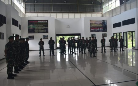 Kasdim 0712 Tegal Hadiri Pembukaan Penataran Bintal Fungsi Komando (BFK) Tingkat Pama TNI Angkatan ke-112 TA 2023