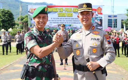 Serentak TNI-Polri Gelar Apel Jam Pimpinan, Dukung Agenda Nasional dan Pemilu 2024
