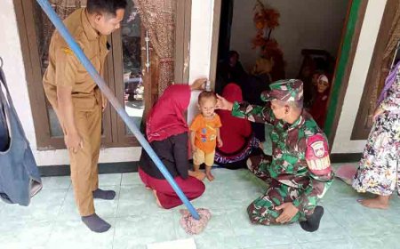 Kegiatan Posyandu di Desa Gununggiana untuk Mencegah Stunting