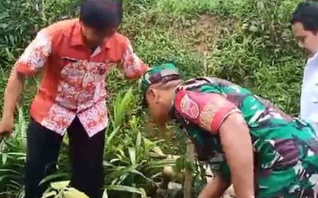 Babinsa dan Bhabinkamtibmas Bersama Tim Puskesmas Karangkobar Sukseskan Program ODF