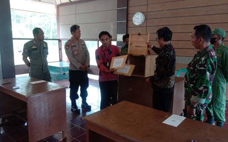 Danposramil dan Anggota Hadiri Kegiatan Seleksi Calon Perangkat Desa Lawen