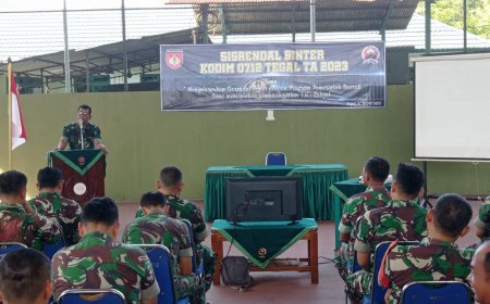 Kodim 0712 Tegal Menggelar Kegiatan Sisrendal Binter