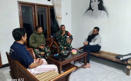 Komsos Babinsa Koramil 04 Karangkobar Dengan Tokoh Masyarakat
